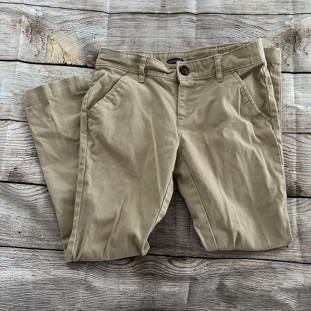 Girls skinny khaki pants
